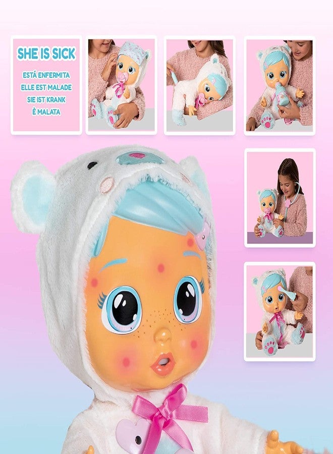 FRATELLI Cry Babies Kristal Gets Sick & Feels Better Playset- 12" Inch Doll Doll with Doctor Accessories,Multicolor - Image 3